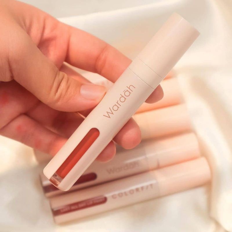 WARDAH COLORFIT LAST ALL DAY LIP PAINT No.01-12 (BARU)