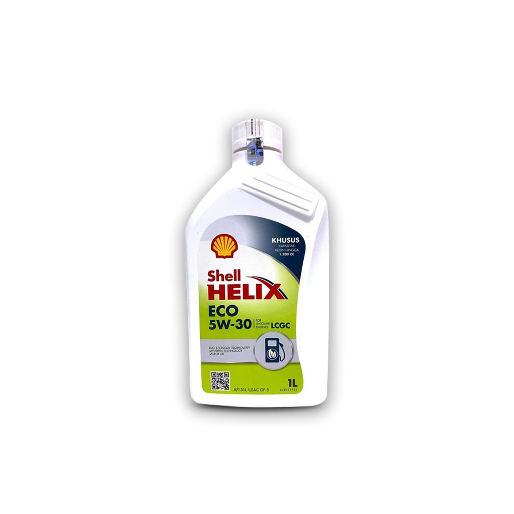 Oli shell helix eco sae 5w-30 LCGC isi 1 liter