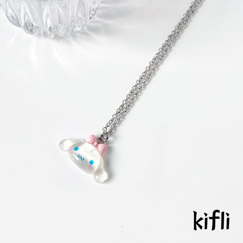 Kalung Liontin Kartun Cinnamoroll Untuk Aksesoris Pelajar