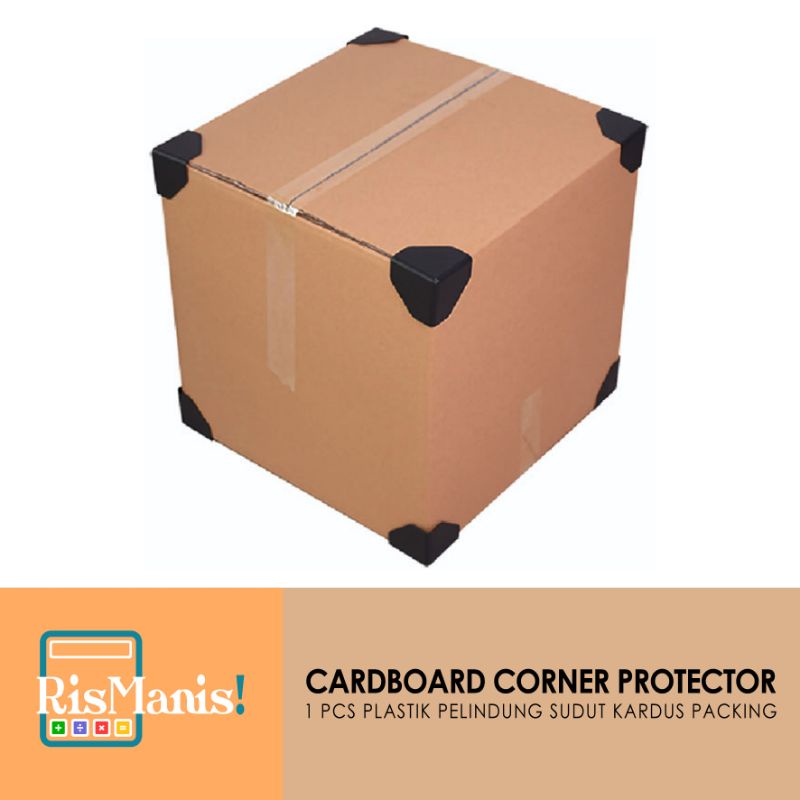 CARDBOARD CORNER PROTECTOR - Siku Segitiga Plastik Pelindung Sudut Kardus Packing Pengaman Kemasan