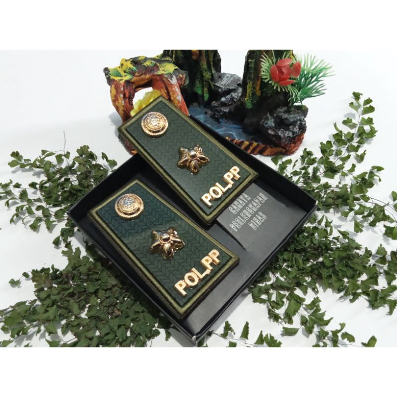 Pangkat Pdh Pol PP 3D Kain Akrilik