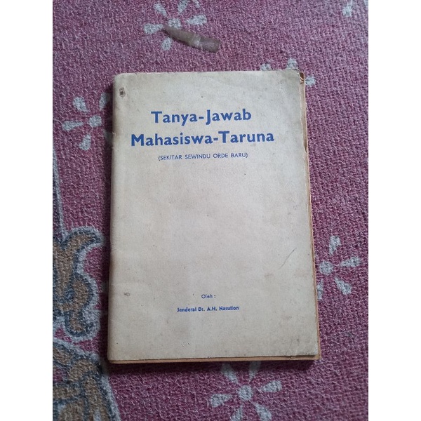 Tanya jawab mahasiswa taruna - Jenderal dr ah nasution