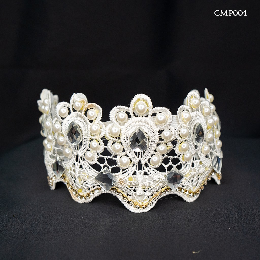 [STOK TERBATAS] MAHKOTA TIARA PENGANTIN HEADPIECE PESTA PERNIKAHAN CMP001