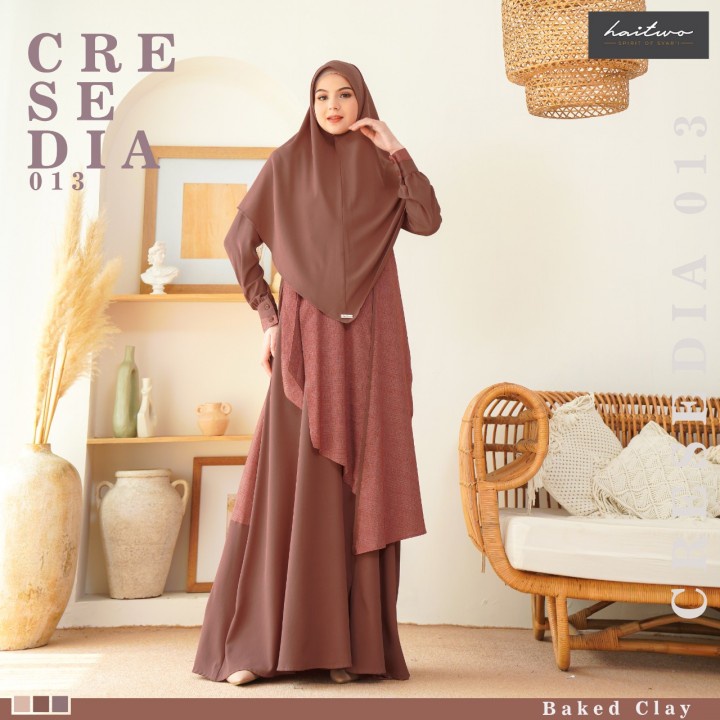 Gamis Syari Haitwo CRESEDIA 013 Fashion Muslim