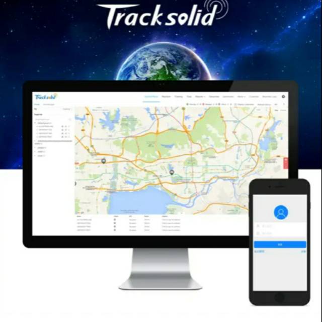 PAKET GPS TRACKER ET-200 plus tracksolid 1 tahunracker