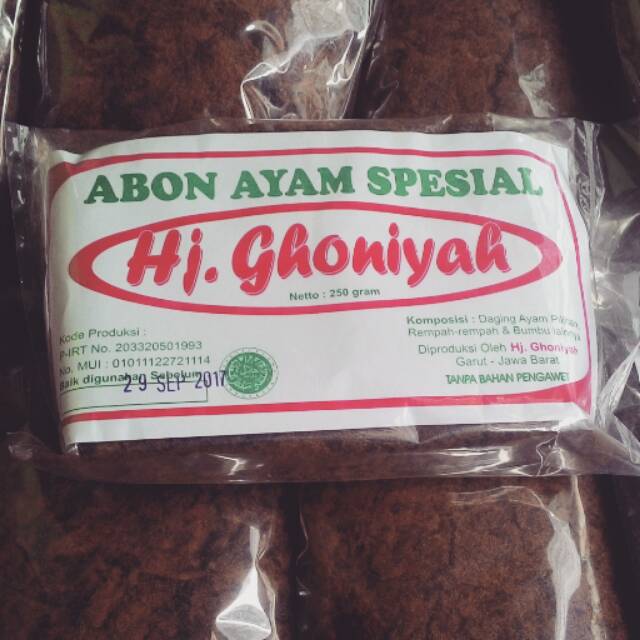 

Abon Ayam Spesial Hj. Ghoniyah