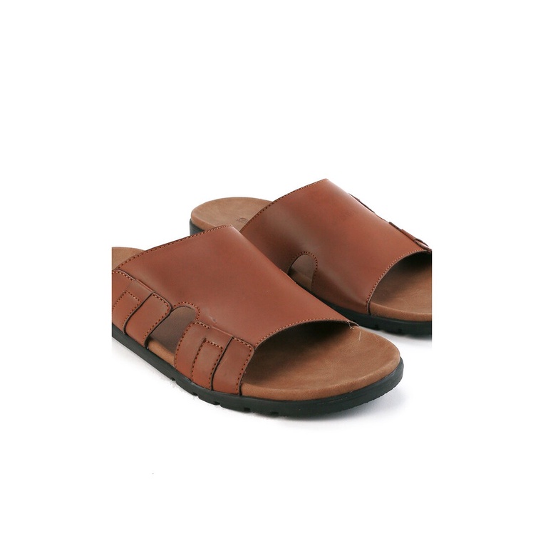 SANDAL SLIDE PRIA CARDINAL ORIGINAL CASUAL TERBARU COKLAT CA04