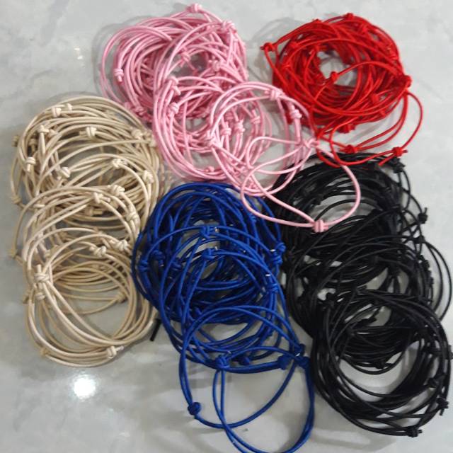 gelang tali murah / Gelang warna / GELANG POLOS !!