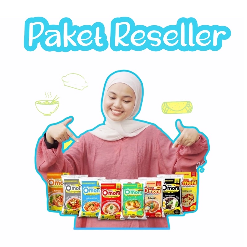 

Koreanfood PAKET RESELLER (8pcs) FREE Sarana Marketing