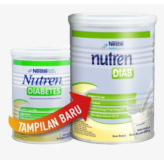 ✔️ NESTLE - NUTREN DIAB 400 GRAM [ SUSU KHUSUS RASA VANILA ]