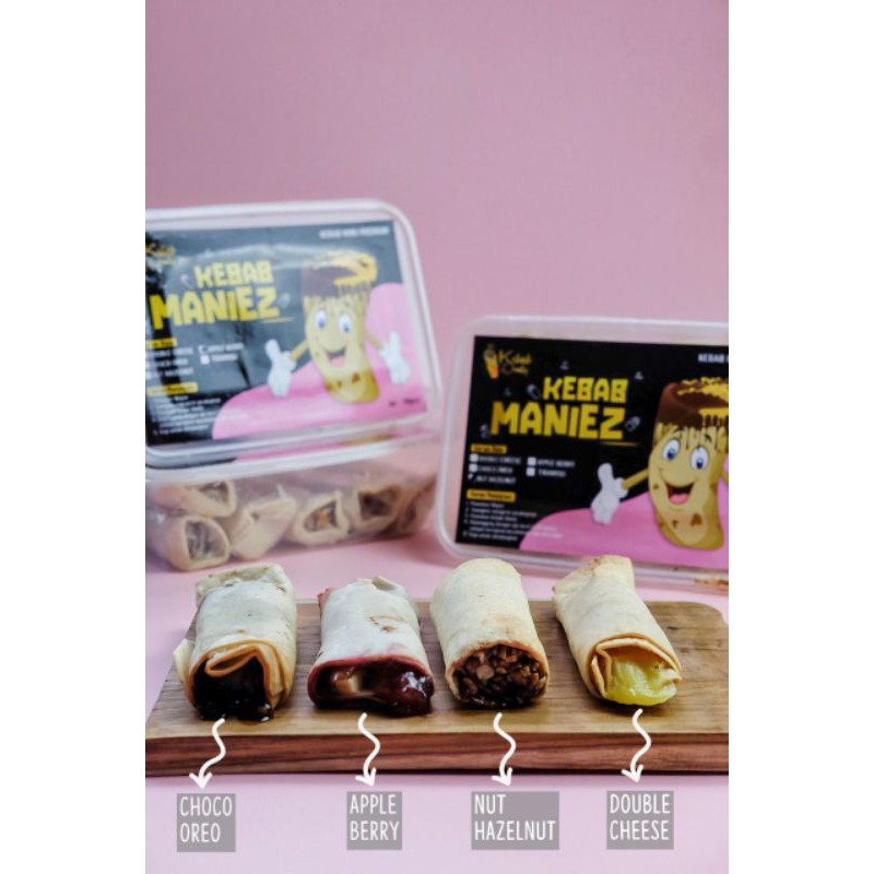 

Kebab Maniez DoubleCheese | Kebab Manis rasa DoubleCheese | Kebab Frozen Food siap saji