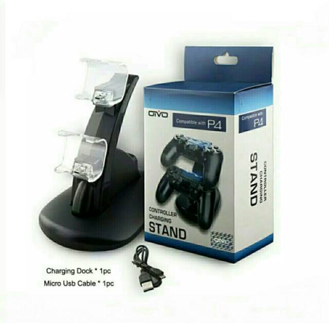 Docking Station USB Dual Charging Dock Stand Stik Stick PS4 OIVO