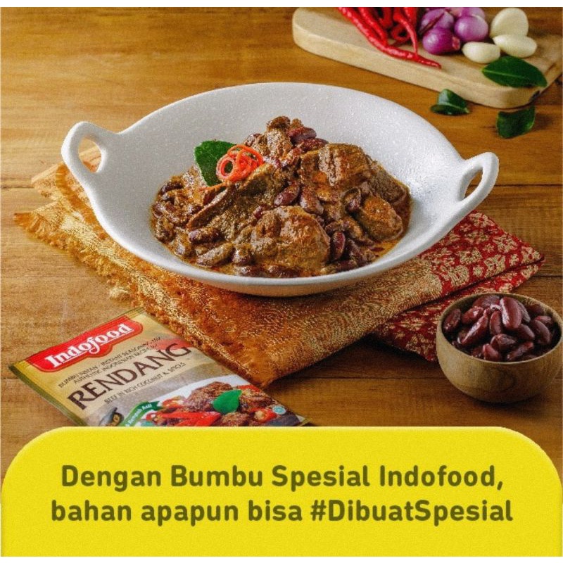 

Indofood bumbung rendang 50g/bumbu instant indofood