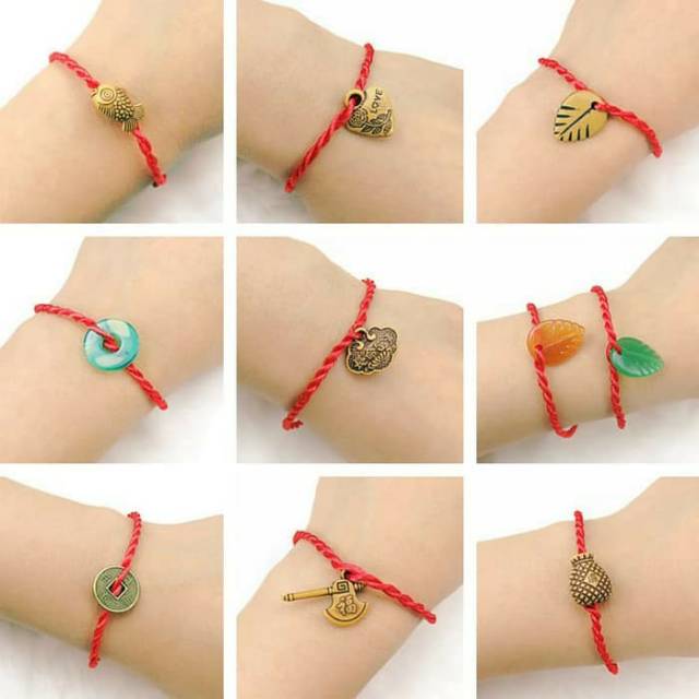 Gelang Hoki Chinese Murah Unik Sovenir Imlek Kado Murah