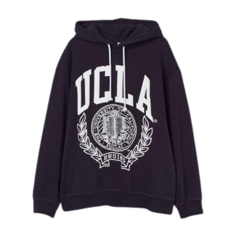 Jual HOODIE H&M UCLA DARK BLUE FULLTAG | Shopee Indonesia