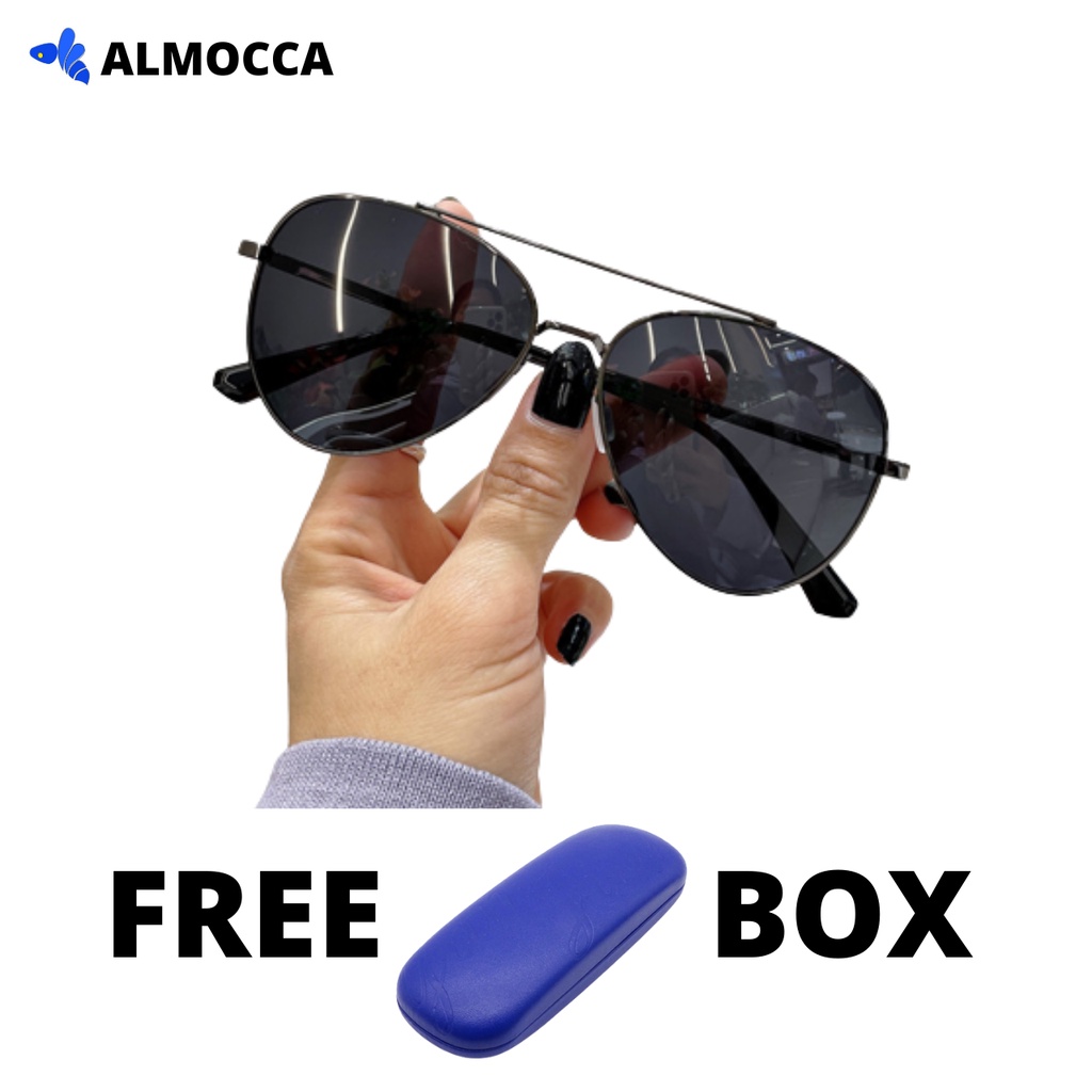 FREE BOX -  Original Baru - Kacamata Gaya Cowok Keren - Oval Fashion Simple Terbaru 2022 - Unisex