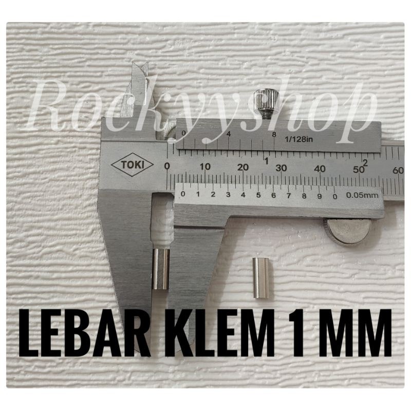 Klem kawat  seling ukuran 1mm