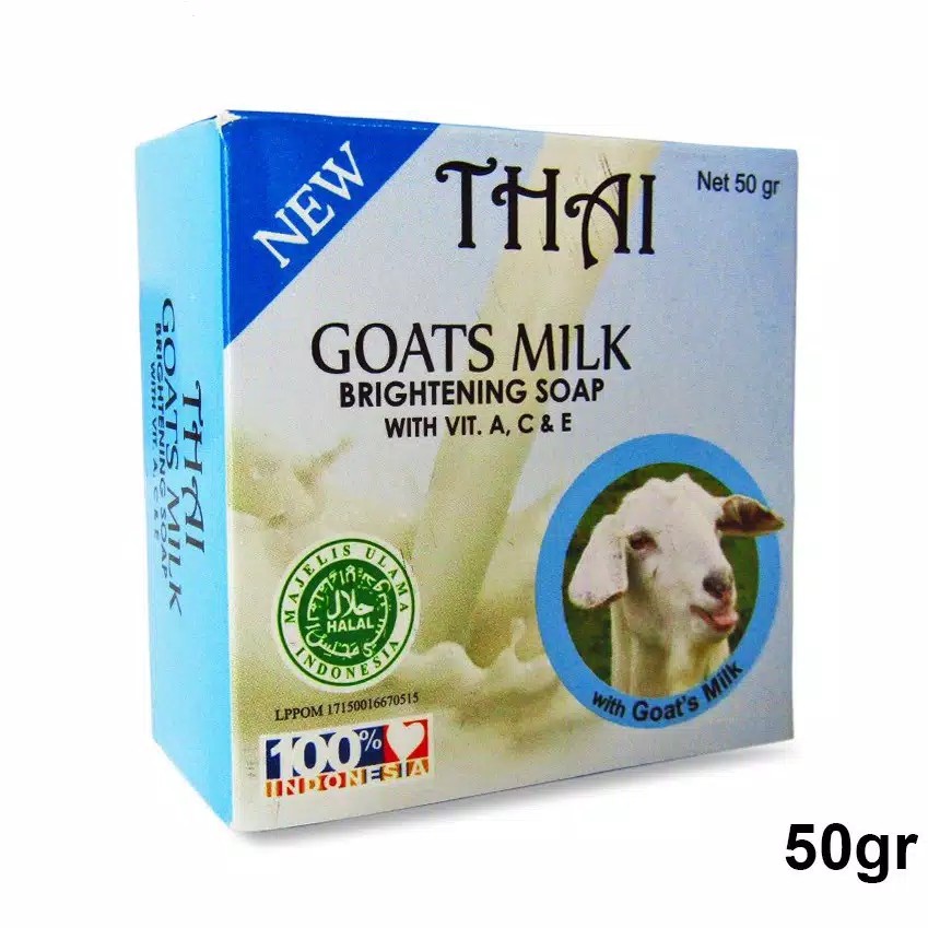 Thai Goats Milk Brightening Soap 50gr / Sabun Goat Milk