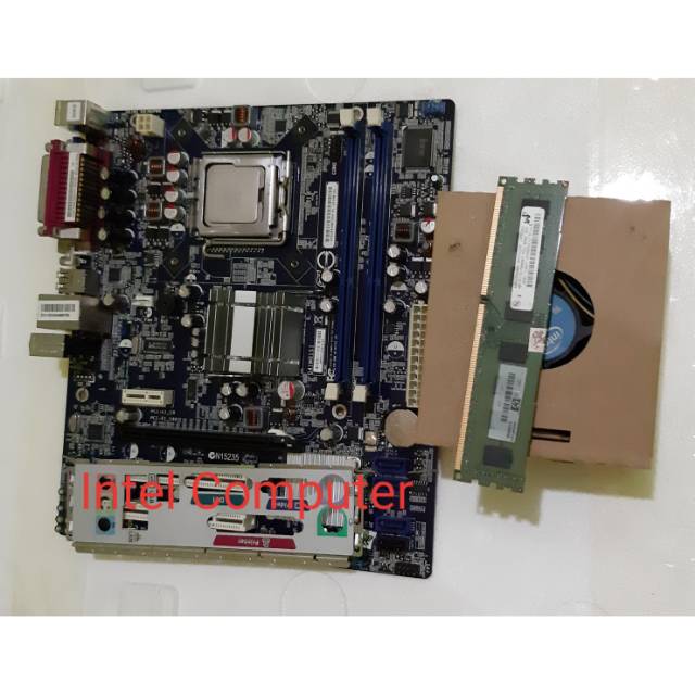 Mainboard G41 ddr3 paket Core 2 Duo E8400 3.0Ghz + Ram 2Gb + Fan
