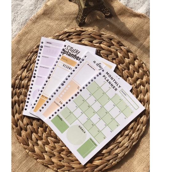 

(NEW STOCK!!) Weekly Planner / Daily Planner / Study Planner / Monthly Planner Loose Leaf A5 B5 / Loose Leaf Binder