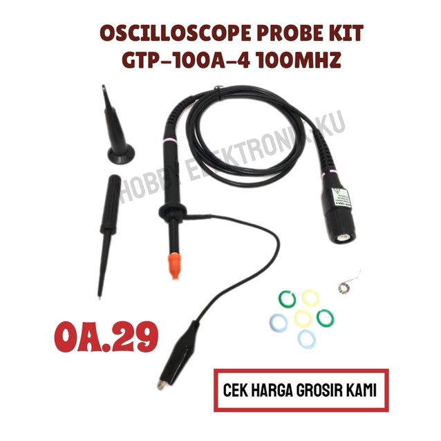 OSCILLOSCOPE PROBE KIT GTP-100A-4 100MHZ