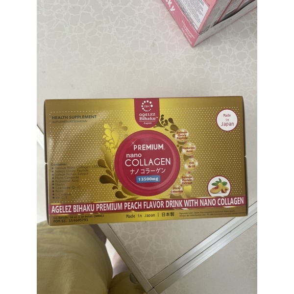 Premium Nano Collagen Agelez Bihaku AFC Japan Original