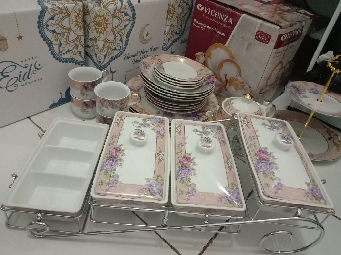 Original Wadah Saji Vicenza / Vicenza B808 / Wadah Makanan / Peralatan Makan / Casserole With Rack