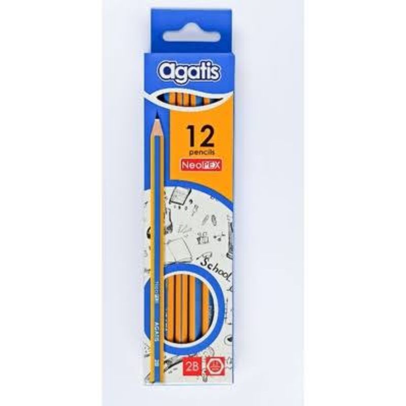 

(ISI 12) AGATIS NEOPEX HEXAGONAL PENCIL 2B PENSIL SET 12