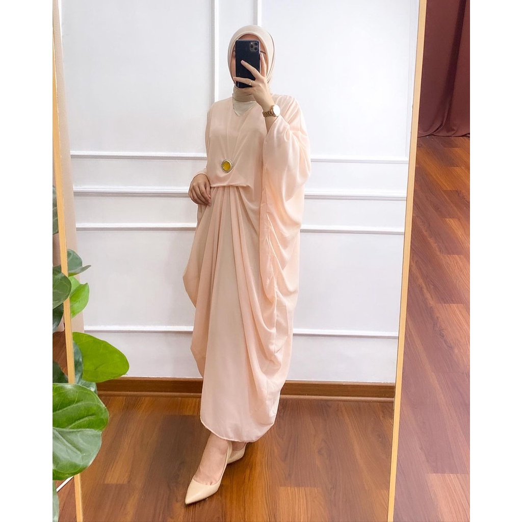 PLAIN KAFTAN / KAFTAN RAYA / KAFTAN LEBARAN