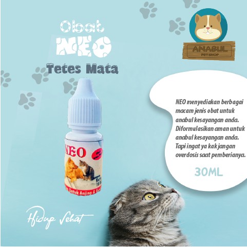 Obat Tetes Mata Kucing Anjing Neo 10ml