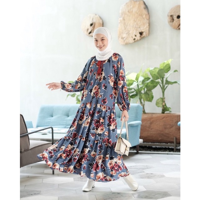 Lexy Dress Blue Red by Intalicious