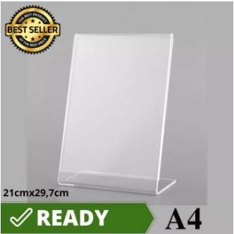 

Acrylic Tent Holder A4 Model L/Akrilik Model L A4