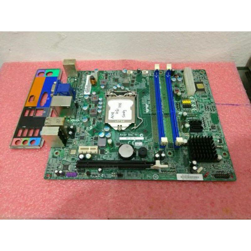 Mobo Mainboard Motherboard Pc Intel Ddr3 Acer H61 Socket 1155 Sandy Original Murah