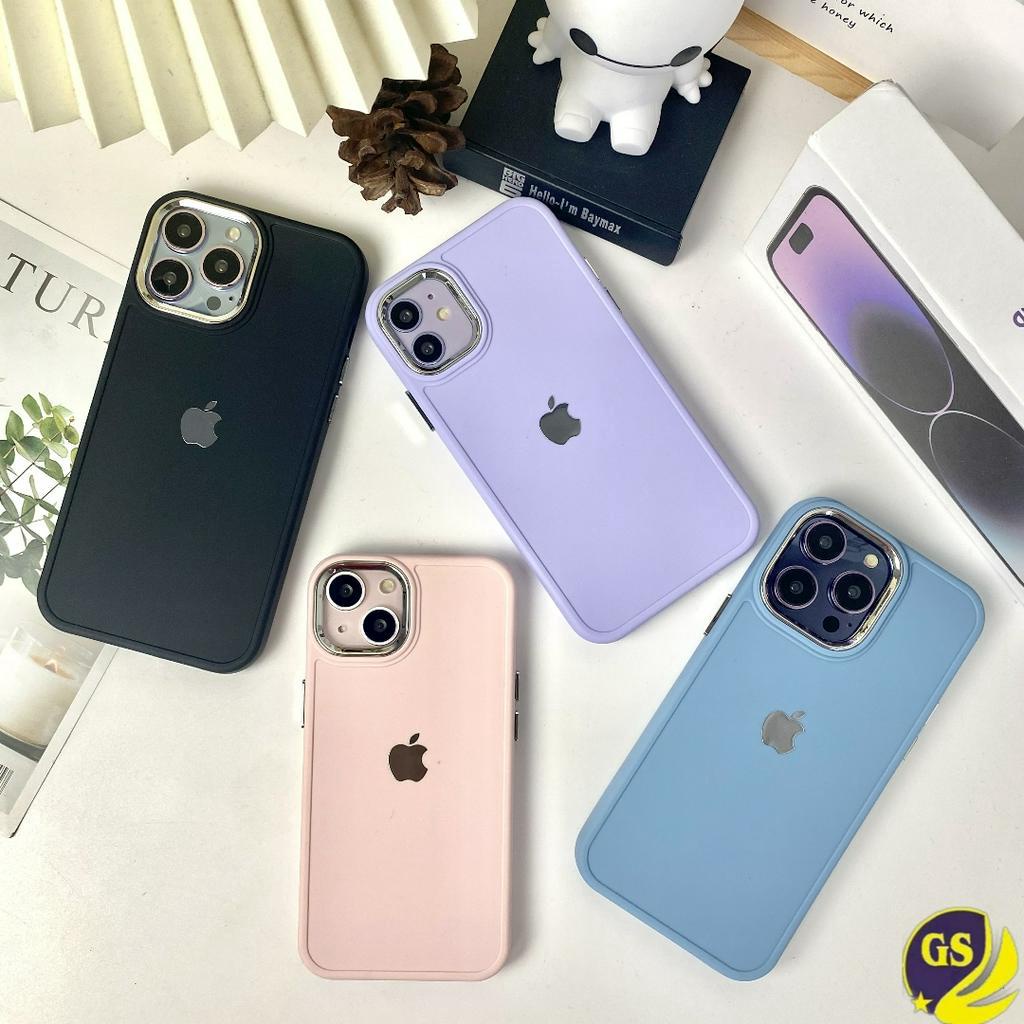 (2) Soft Case Silicone Camera Silver  Plating for iPhone 13 14 PRO MAX 14 PLUS