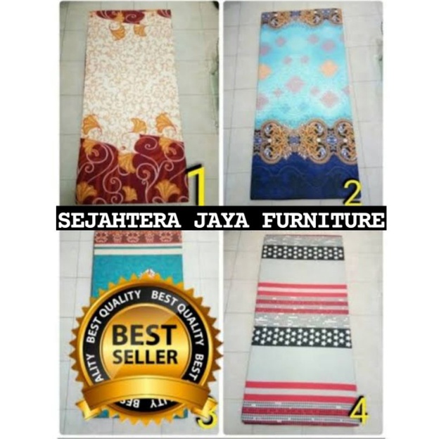  MOTIF CAMPUR PROMO Kasur  lipat Spon 90x170x5cm Kualitas 