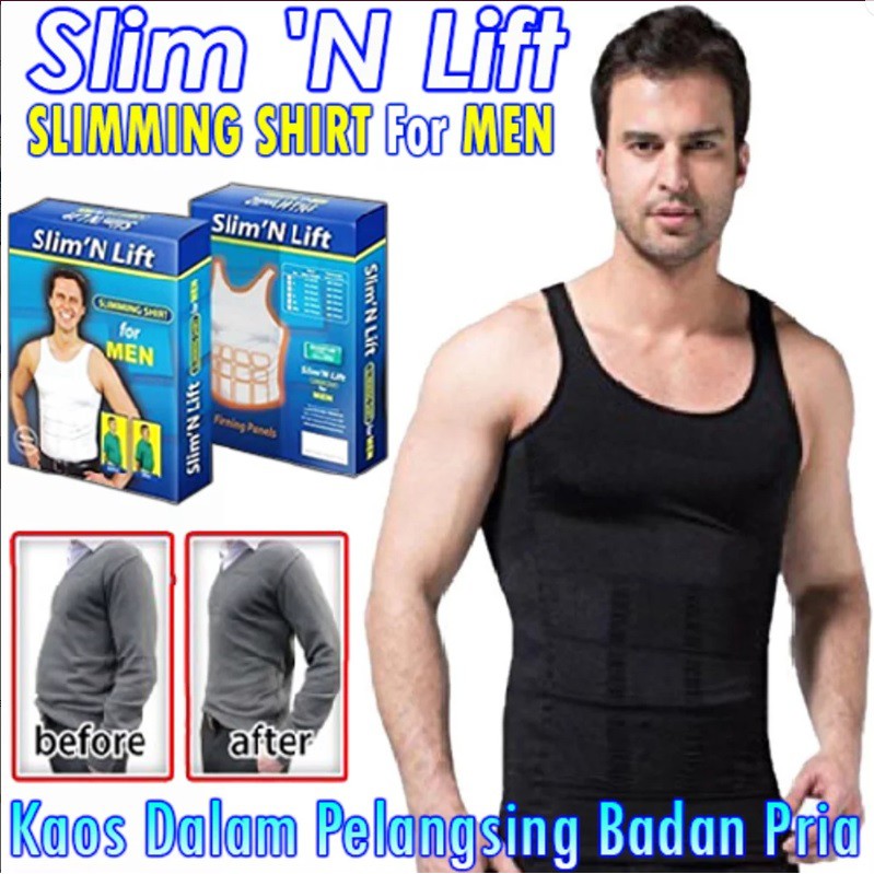 SLIM N LIFT ~ Slim 'N Lift ~ KAOS DALAM / KUTANG ~ MEMBENTUK BADAN PRIA