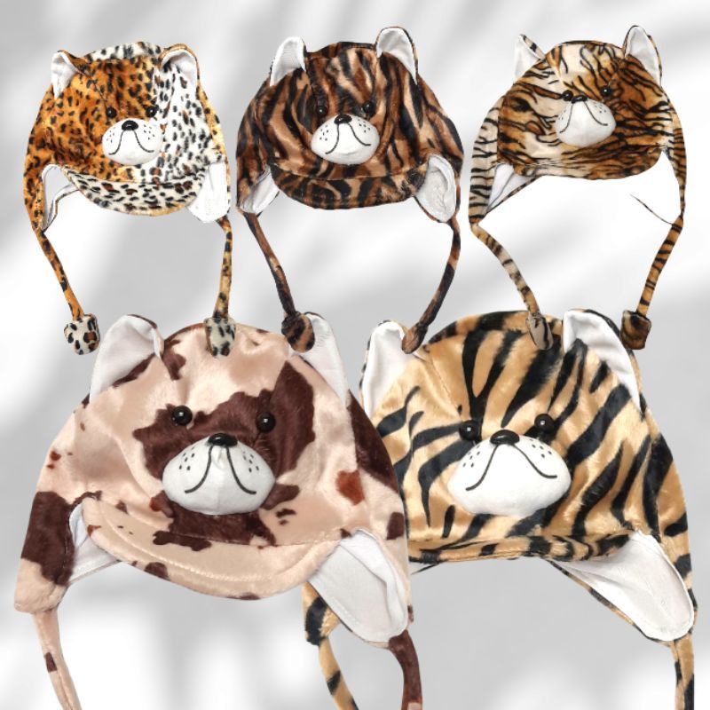 topi anak karakter hewan lucu murah