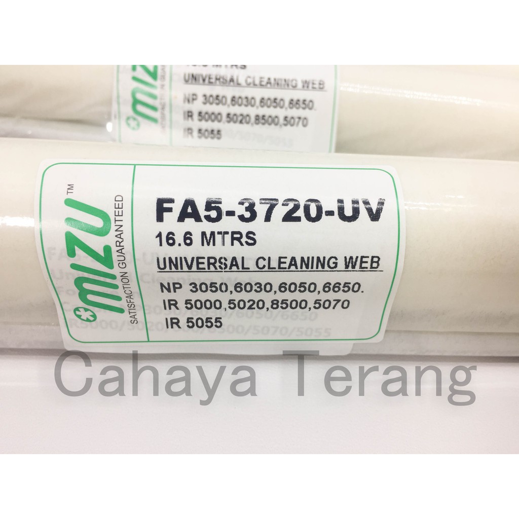 Cleaning Web Mizu Mesin Fotocopy Canon IR 5000 6570 5075 IRA 6065 Jepang