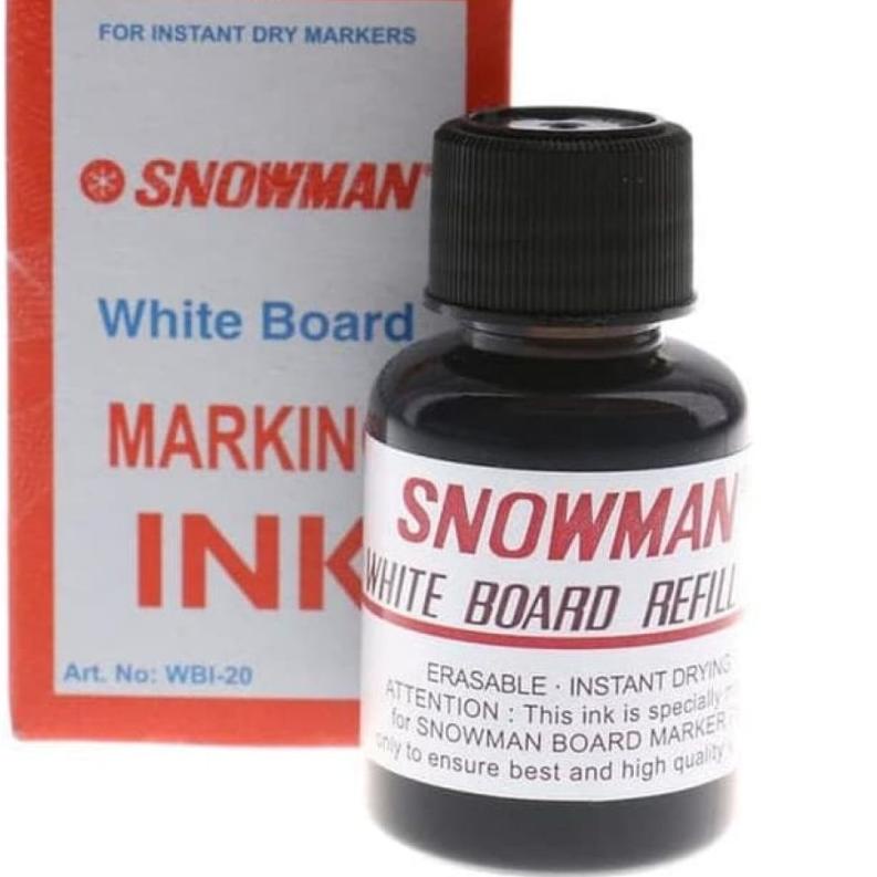 

Promo - Isi Ulang Tinta Spidol Snowman WBI-20 Whiteboard Refill Ink Marker Papan Tulis ~