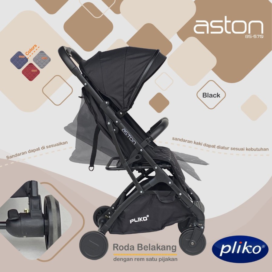 Pliko Stroller Bayi Aston BS 570