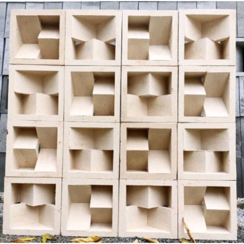 New Roster Beton Minimalis Zigzag Motif