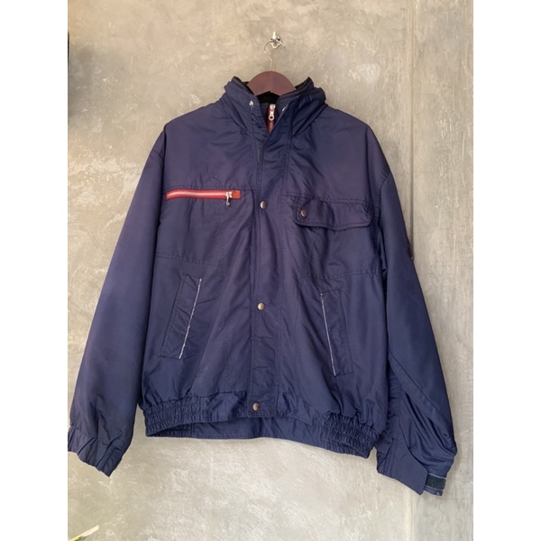 Vintage motorcycle Jacket Toraichi Navy .