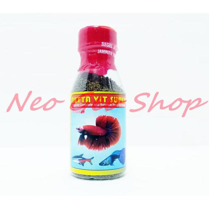 

PAKAN MAKANAN IKAN CUPANG GUPPY HIAS BETTAVIT BETAVIT