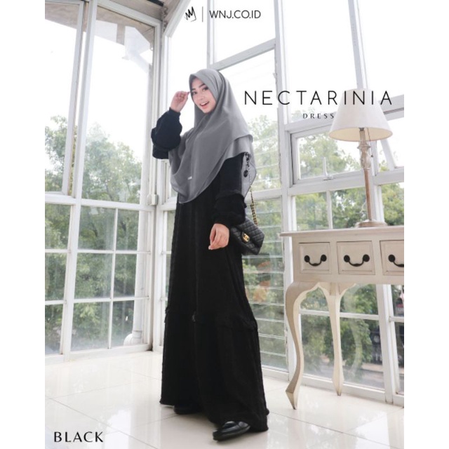 Ready Gamis terbaru Nectarinia original Wanoja Hijab