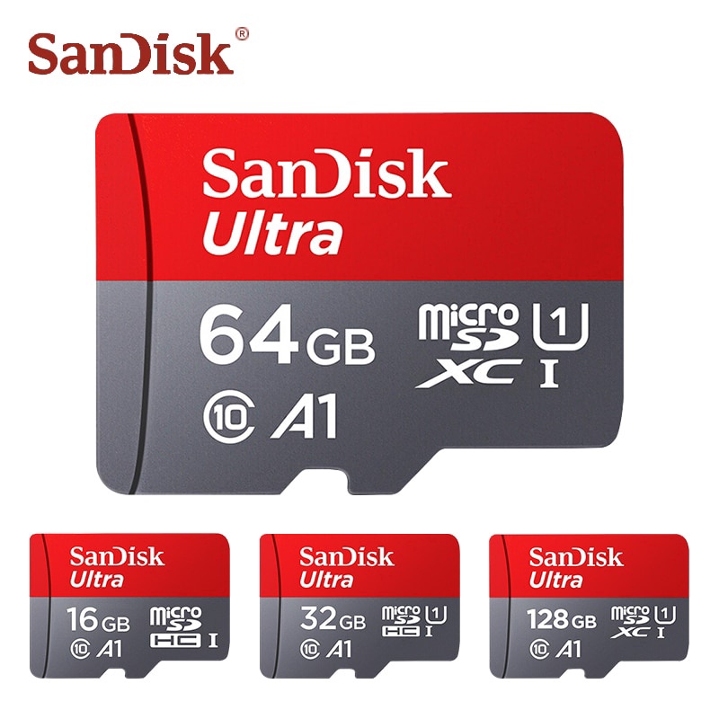 Sandisk memory CARD A1 128GB 100mb / s 32gb class 10 SDXC Ultra SDHC TF 64gb 32gb