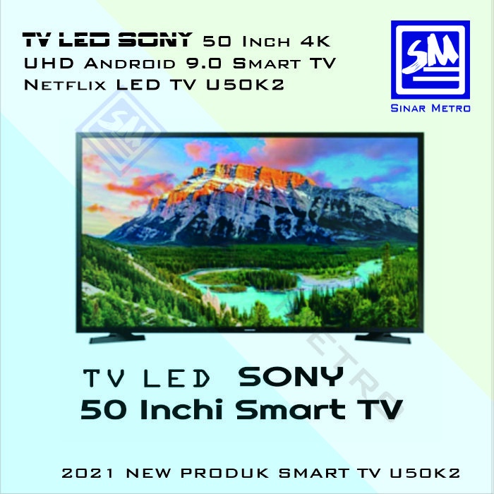 SONY LED TV 50 INCH KD-50X80J SMART TV 4K UHD HDR ANDROID 50X8J