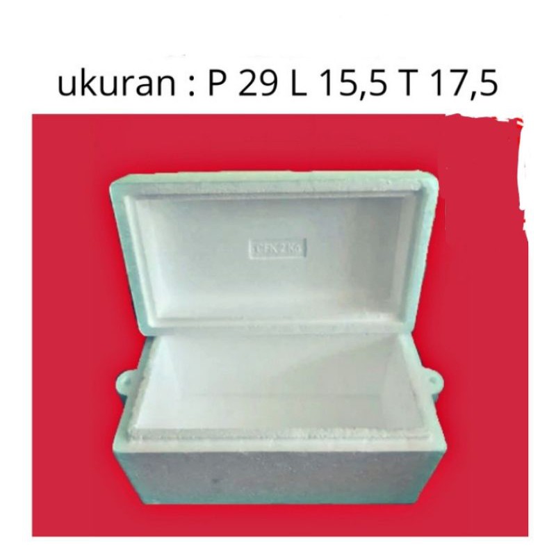 Jual box es sterofoam box 29x15x17 | Shopee Indonesia