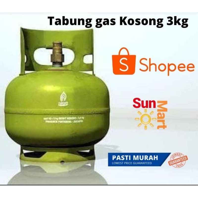 TABUNG GAS 3 Kg KOSONG / Lpg Kosongan 3kg