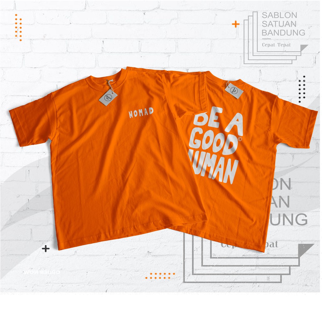 Kaos Unisex BTS JIMIN NOMAD BE A GOOD HUMAN