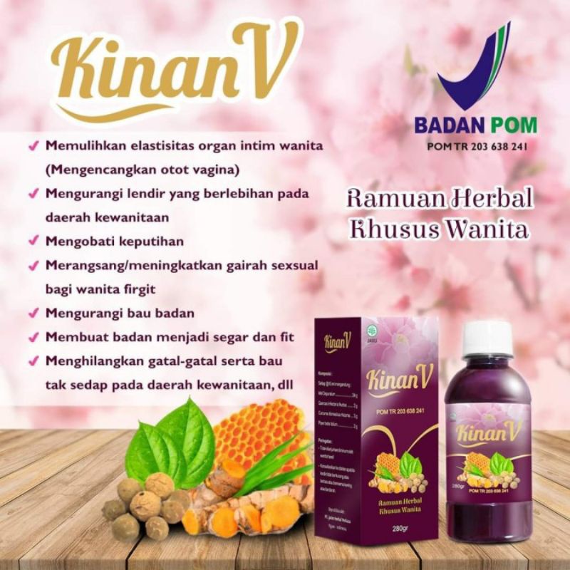 Madu Kinan V Original/Madu Kinan V Asli/Obat Keputihan/Obat Khusus Kewanitaan